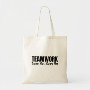 Bolsa Tote Seu Logotipo Trabalho em Equipe Motivacional Empre