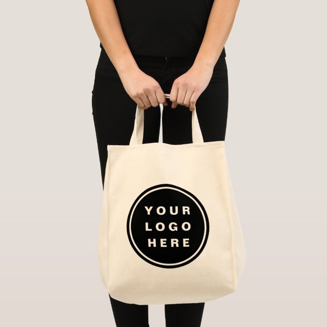 Bolsa Tote Seu Promocional de logotipo comercial Empresa (Frente (produto))