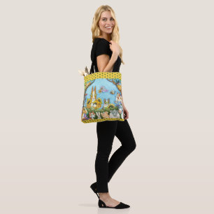 BOLSA TOTE SEUS GATOS E MENAGÉRIOS DE AMIGOS, ENGRAÇADOS