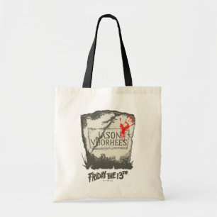 Bolsa Tote Sexta-feira, 13   Jason Voorhees Headstone