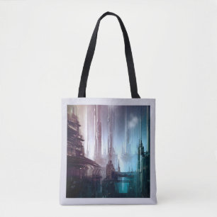 Bolsa Tote SF Cidade Futurística 2