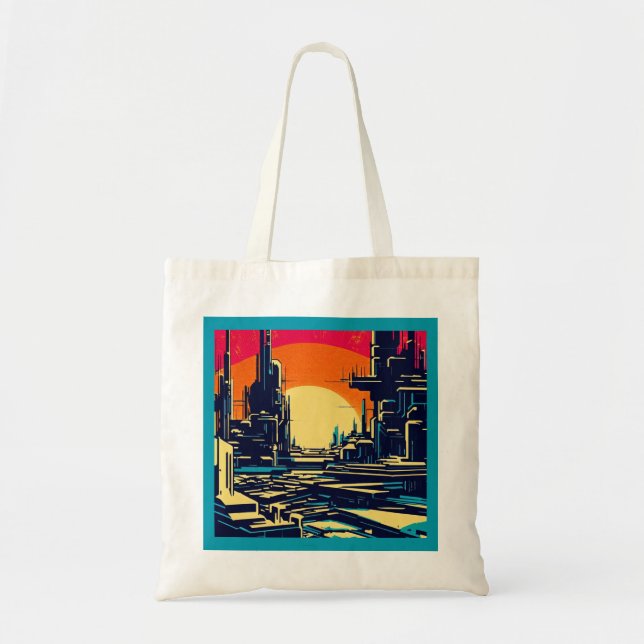 Bolsa Tote SF Füturística - Corte 1 (Frente)