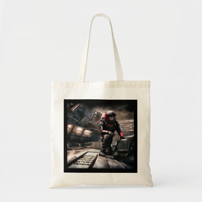 Bolsa Tote SF Hero a bordo nave espacial 3 (Frente)