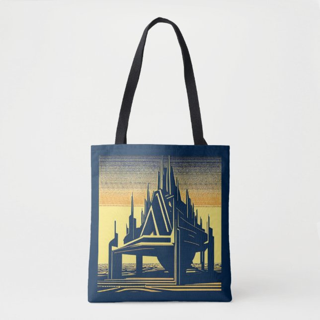 Bolsa Tote SF Igreja Futurística 2 (Frente)