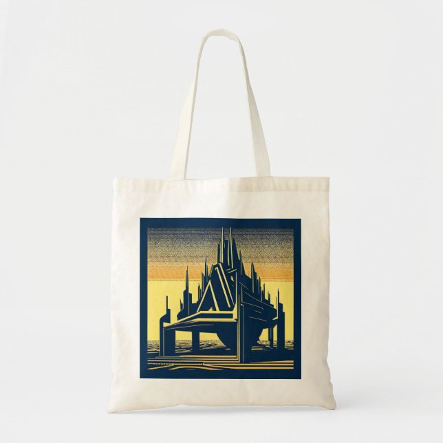 Bolsa Tote SF Igreja Futurística 2 (Frente)