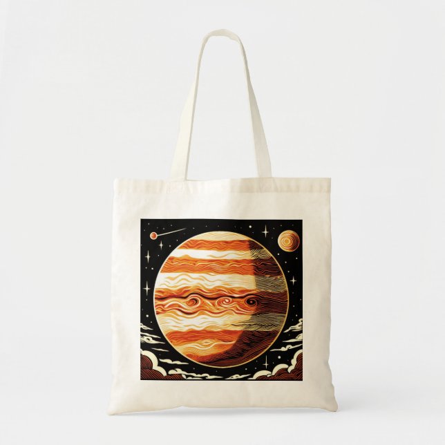 Bolsa Tote SF Júpiter Woodcut 3 (Frente)
