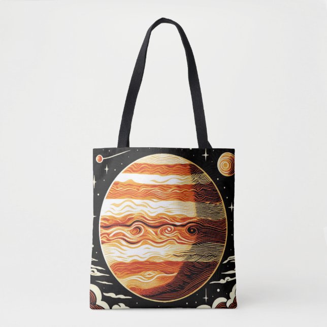 Bolsa Tote SF Júpiter Woodcut 3 (Frente)