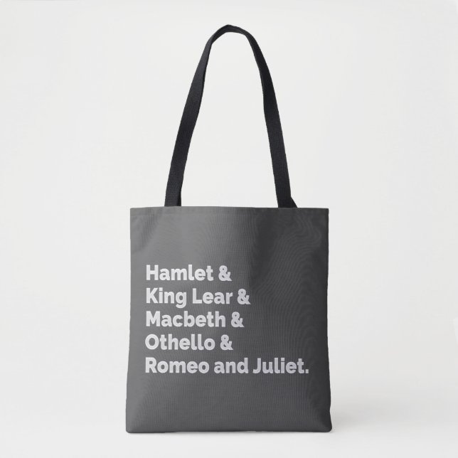 Bolsa Tote Shakespeare Plays I (Frente)