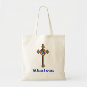 Bolsa Tote Shalom Cross