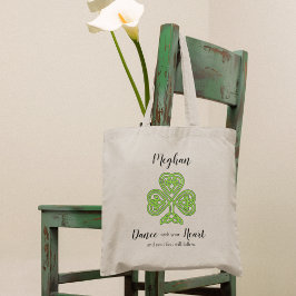 Bolsa Tote Shamrock de dança irlandês