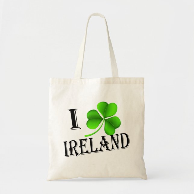 Bolsa Tote Shamrock Ireland bk btcnt (Frente)