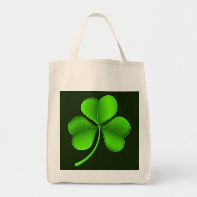 Bolsa Tote Shamrock Verde no Gtcnt Verde Negro (Frente)