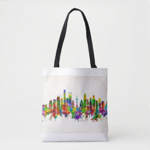 Bolsa Tote Shanghai China Skyline