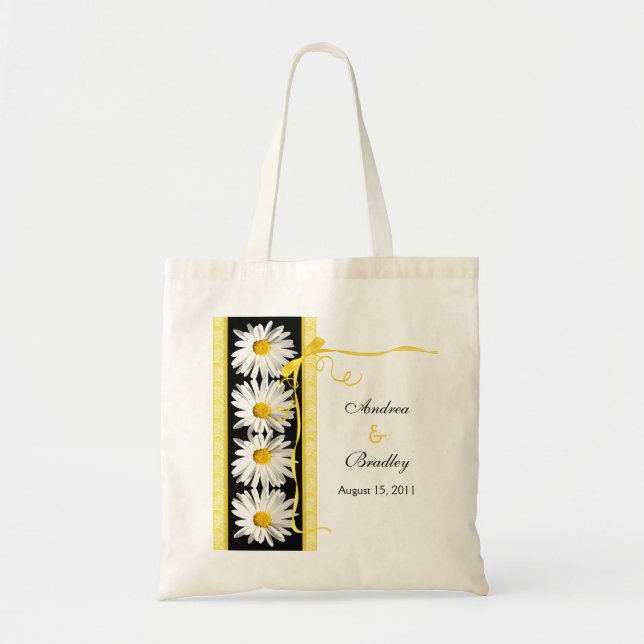 Bolsa Tote Shasta Daisy Wedding Bag (Frente)