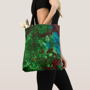 Bolsa Tote Shattuckita com Laceadura Verde