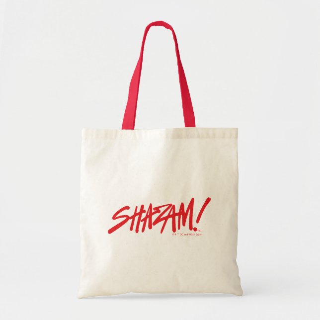 Bolsa Tote SHAZAM! Fury of the Gods | Logotipo vermelho (Frente)