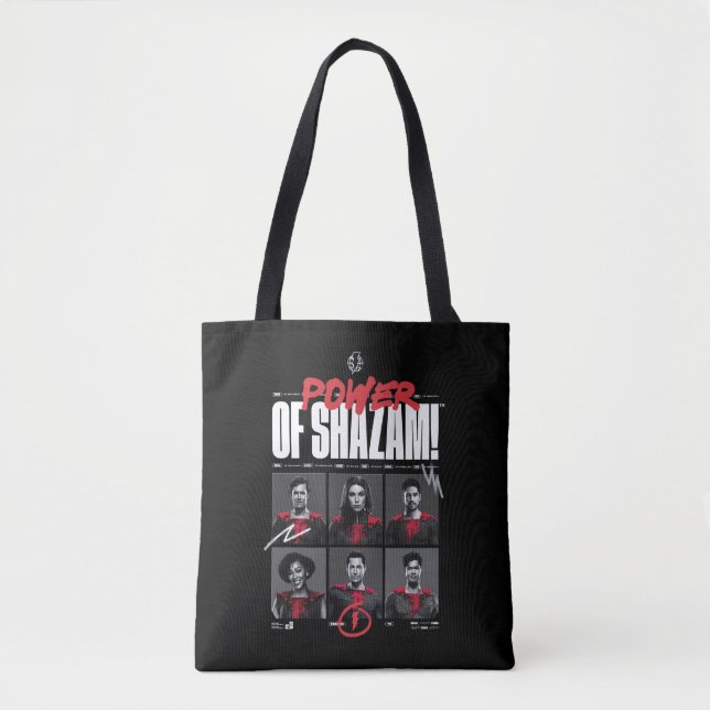 Bolsa Tote SHAZAM! Fury of the Gods | Poder do grupo SHAZAM (Frente)