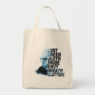 Bolsa Tote SHAZAM! pecados mortais do Dr. Sivana sete de
