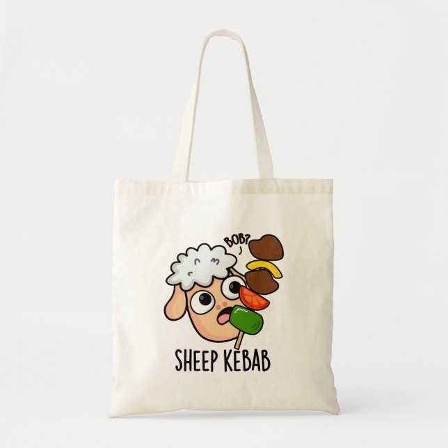 Bolsa Tote Shebab Engraçado Shish Kebab (Frente)