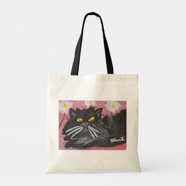 Bolsa Tote Sheepdog/Black Cat Tote Bag (Verso)