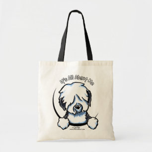 Bolsa Tote Sheepdog inglês velho IAAM