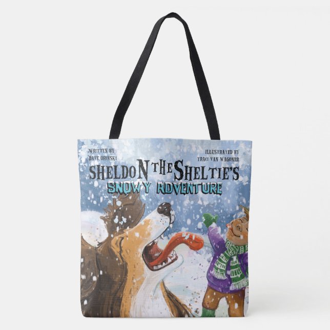 Bolsa Tote Sheldon o Sheltie (Frente)