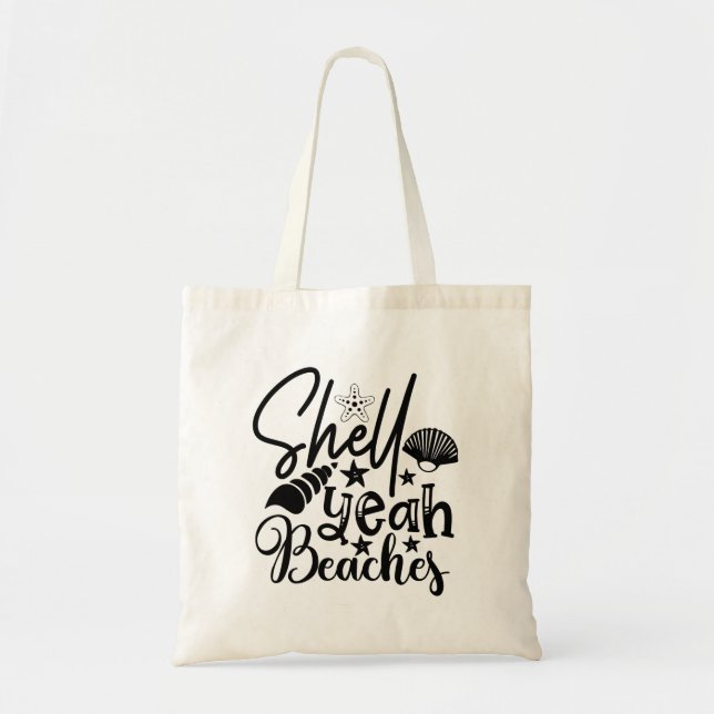 Bolsa Tote Shell Sim Beaches (Frente)