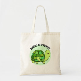 Bolsa Tote Shello Ali Engraçado Tortoise Pun