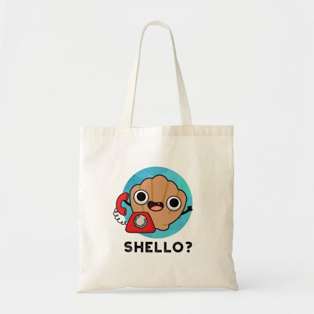 Bolsa Tote Shello Funny Sea Shell Pun (Frente)