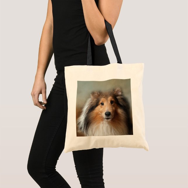 Bolsa Tote Sheltie Dog Tote Bag (Criador carregado)