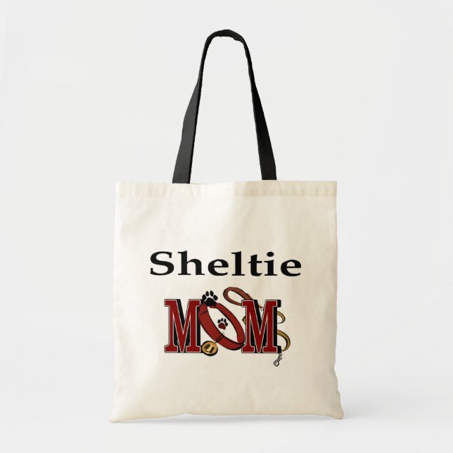 Bolsa Tote Sheltie MOM Tote Bag (Frente)