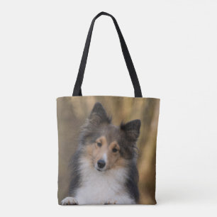 Bolsa Tote Sheltie Pup Adorável