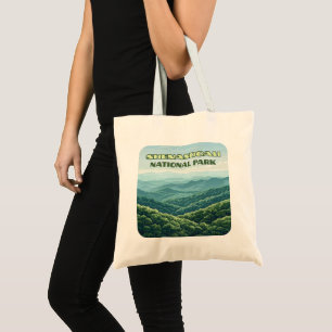Bolsa Tote Shenandoah National Park Virginia Blue Ridge Retro