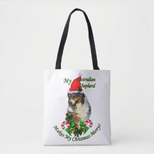 Bolsa Tote Shepherd Christmas australiano