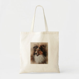 Bolsa Tote Shetland Sheepdog Sheltie sorrindo