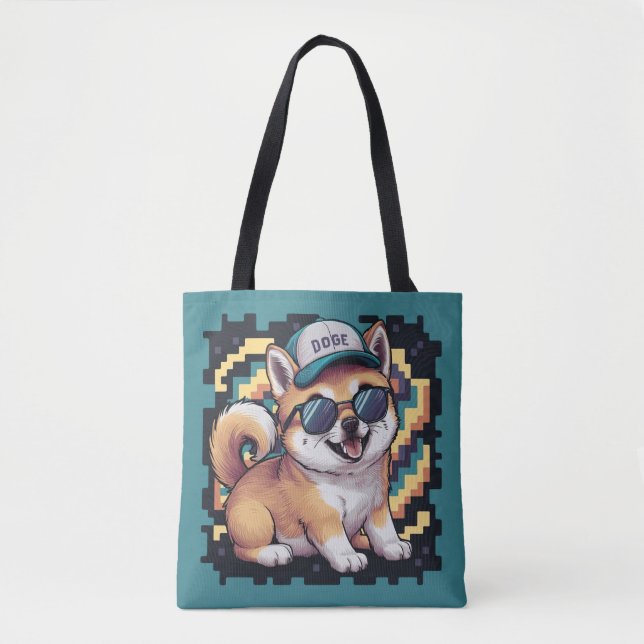 Bolsa Tote Shiba Inu Cachorro (Frente)