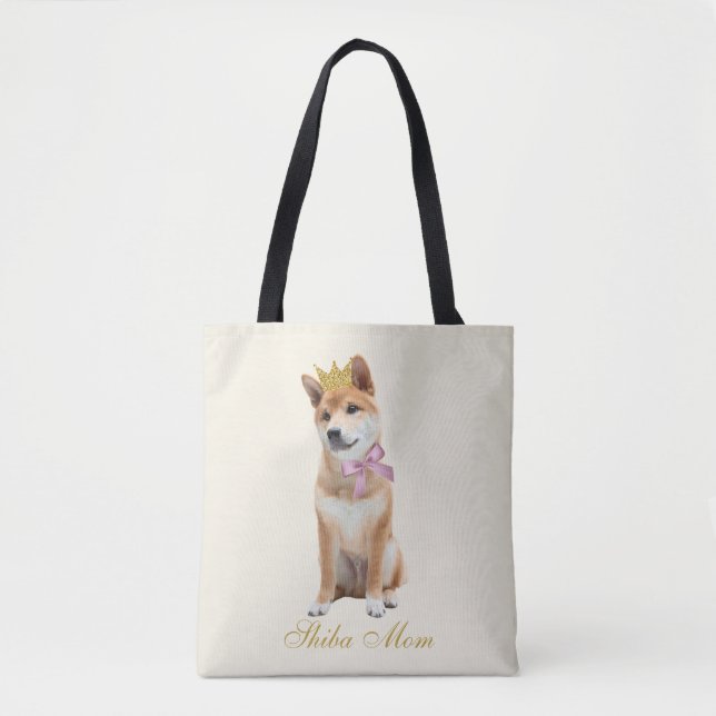 Bolsa Tote Shiba Mãe (Frente)