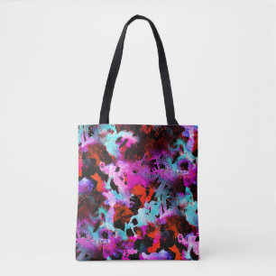 Bolsa Tote Shibori Batik: Corante Gravado Gradiente por Aquar