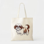 Bolsa Tote Shih Tzu Dog<br><div class="desc">Um dos cachorros mais fofos tem com Shih-Tzu. Quem tiver um amará essa design!</div>