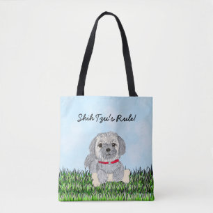 Bolsa Tote Shih Tzu's Rule Dog Bag