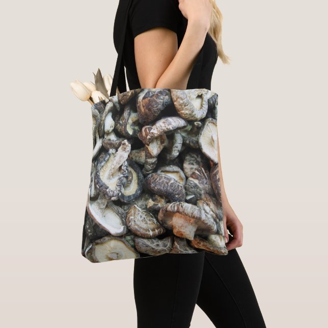 Bolsa Tote Shiitake Mushroom (Close Up)