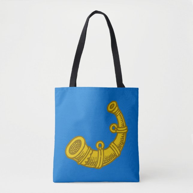 Bolsa Tote Shire do Crachá de Hartshorn-dale Populace (Frente)