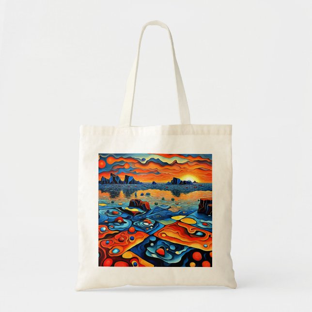 Bolsa Tote Shore Geométrica (Frente)