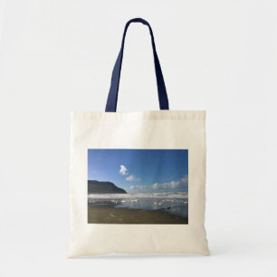 Bolsa Tote Shore marinha no inverno, Costa do Oregon