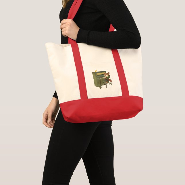 Bolsa Tote Show do Piano Florestal (Frente (produto))