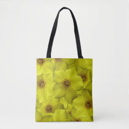 Bolsa Tote Shrubby Cinquefoil Padrão Sem Costura