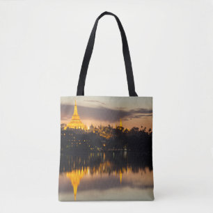 Bolsa Tote Shwedagon Pagoda, Mianmar, Rangum