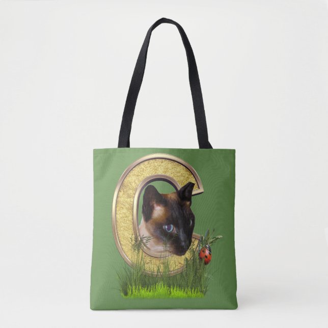 Bolsa Tote Siamese-Capital-Monograma - letra C