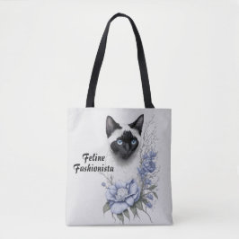 Bolsa Tote Siamese Cat