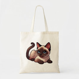 Bolsa Tote Siamese cat